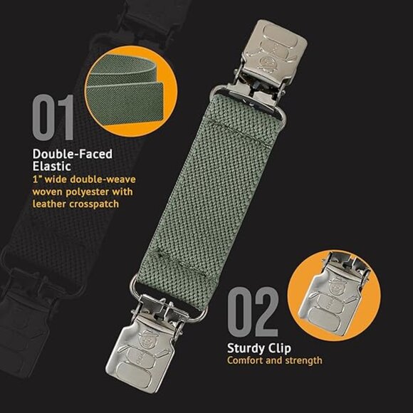 Hold’Em Mitten Glove Clips for Toddler & Kids Extra Tight Grip - Olive - Picture 3 of 6